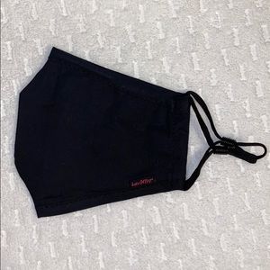 Black Betsey Johnson LUV BETSEY face mask new!